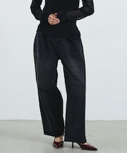 RIVETED DENIM PANTS