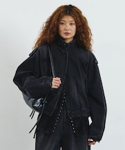 VOLUME SLEEVE DENIM JACKET