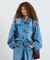 VOLUME SLEEVE DENIM JACKET