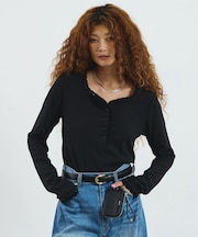 SQUARE NECK RIB TOP