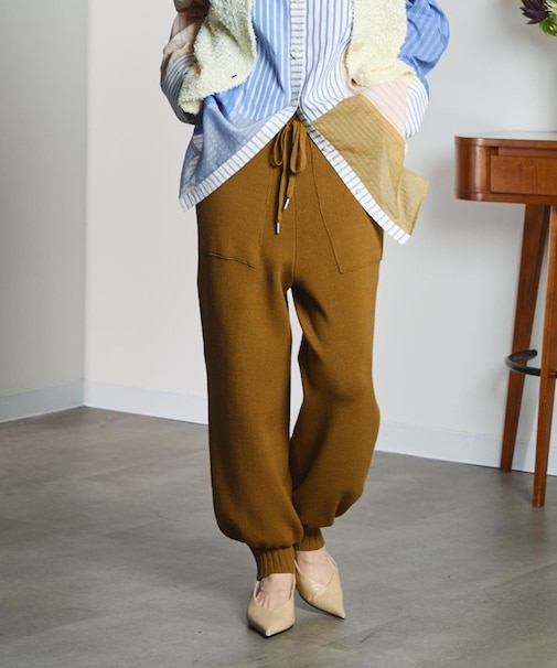 KNIT JOGGER PANTS