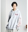 EMBROIDERY HOODED SWEAT