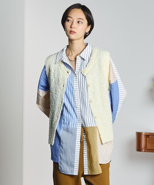 STRIPE PANEL SHIRT