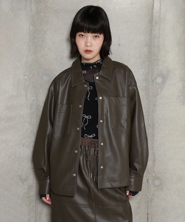 CHIGNON フェイクレザージャケット