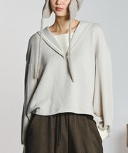 SAILOR COLLAR FRENCH TERRY TOP