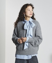 FOX BLEND HENLEY NECK KNIT