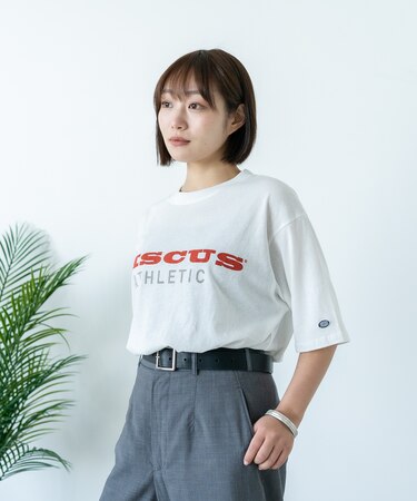 【DISCUS】ロゴプリント BIG Tシャツ