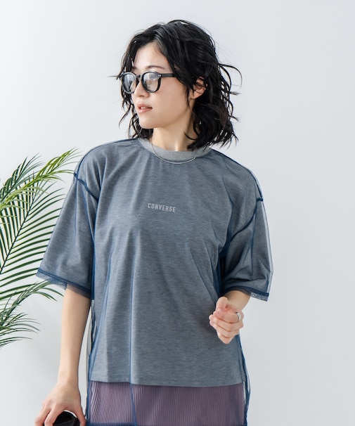 チュールレイヤート゛フウTシャツ