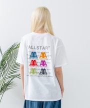 【CONVERSE/コンバース】シューズサガラ刺繍Tシャツ