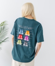 【CONVERSE/コンバース】シューズサガラ刺繍Tシャツ