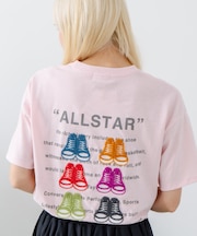 【CONVERSE/コンバース】シューズサガラ刺繍Tシャツ