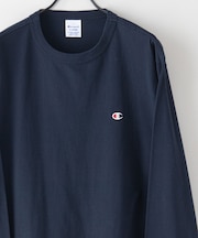 【CHAMPION/チャンピオン】 USAコットン ワンポイント刺繍　ロンT サスティナブル