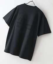 【RAGGED MOUNTAIN：ラギットマウンテン】【タフな肉厚100%コットン】BELMONT/ベルモント エンボスロゴTシャツ ヘビーウェイト ルーズシルエット 透けない・丈夫 半袖