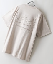 【RAGGED MOUNTAIN：ラギットマウンテン】【タフな肉厚100%コットン】BELMONT/ベルモント エンボスロゴTシャツ ヘビーウェイト ルーズシルエット 透けない・丈夫 半袖