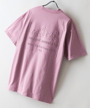 【RAGGED MOUNTAIN：ラギットマウンテン】【タフな肉厚100%コットン】BELMONT/ベルモント エンボスロゴTシャツ ヘビーウェイト ルーズシルエット 透けない・丈夫 半袖