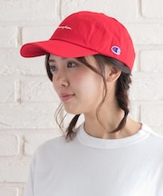 【CHAMPION/チャンピオン】【洗練されたスクリプトロゴ】チャンピオン ローキャップ 筆記体刺繍 定番ストリート アメカジ