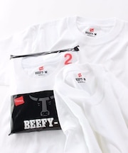 【HANES/ヘインズ】【旅行・レジャーに】厚手で透けない BEEFY T-SHIRT 2P H5180-2 ビーフィー/Tシャツ/2枚組/無地/ユニセックス ヘビーウェイト