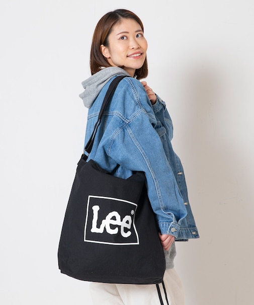 【Lee/リー】 【B4サイズ・大容量】キャンバス 2WAY ショルダーバッグ トートバッグ 通勤・通学・マザーズバッグ