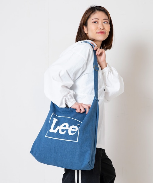 【Lee/リー】 【B4サイズ・大容量】キャンバス 2WAY ショルダーバッグ トートバッグ 通勤・通学・マザーズバッグ