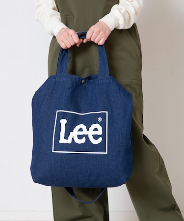 【Lee/リー】 【B4サイズ・大容量】キャンバス 2WAY ショルダーバッグ トートバッグ 通勤・通学・マザーズバッグ