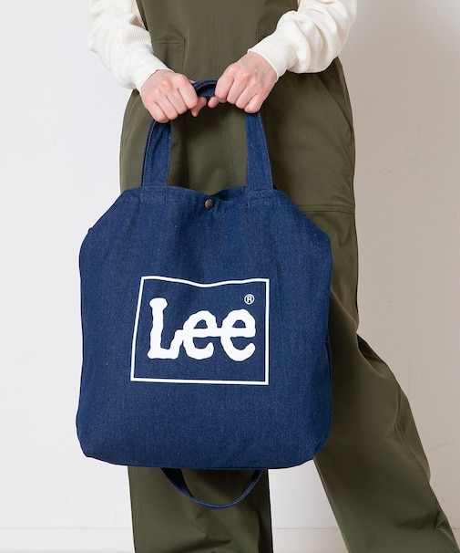 【Lee/リー】 【B4サイズ・大容量】キャンバス 2WAY ショルダーバッグ トートバッグ 通勤・通学・マザーズバッグ