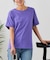 【汗染みの目立ちにくいTシャツ ZEROSTAIN】ロールカフサイドスリットTシャツ 撥水・UVカット機能付き レディース 快適Tシャツ