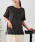 【汗染みの目立ちにくいTシャツ ZEROSTAIN】ロールカフサイドスリットTシャツ 撥水・UVカット機能付き レディース 快適Tシャツ