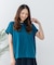 【汗染みの目立ちにくいTシャツ ZEROSTAIN】ロールカフラウンドヘムTシャツ レディース 汗染み防止 撥水加工 多機能