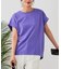 【汗染みの目立ちにくいTシャツ ZEROSTAIN】ロールカフラウンドヘムTシャツ レディース 汗染み防止 撥水加工 多機能