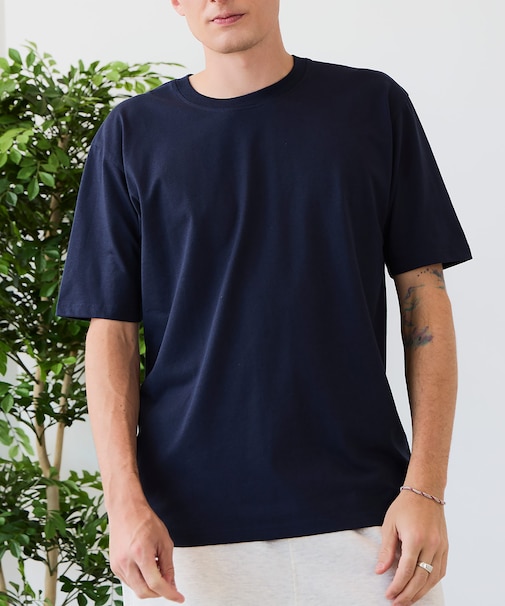 【汗染みの目立ちにくいTシャツ ZEROSTAIN】クルーネックTシャツ 綿タッチ ヘビーウェイト感 防汚・撥水 吸汗速乾 UVカット