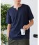 【汗染みの目立ちにくいTシャツ ZEROSTAIN】キーネックTシャツ 防汚 ＵＶカット 綿タッチ・厚手
