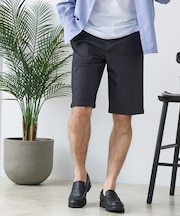 【BLUE STANDARD】【遮熱&UVカット&接触冷感の高機能パンツ】スーパーストレッチショートパンツ ストレッチ 軽量 イージーケア 毛玉レス