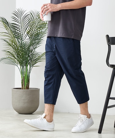 【BLUE STANDARD/ブルースタンダード】【抜群の通気性と軽さを実現!新素材エアースルーテック】クロップドパンツ 7分丈パンツ 吸水速乾 軽量 全方向ストレッチ メッシュ素材