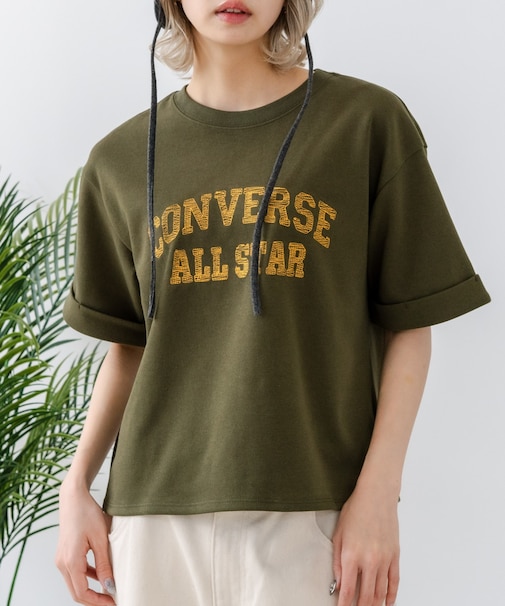 【CONVERSE / コンバース】プレーティング ロールアップT