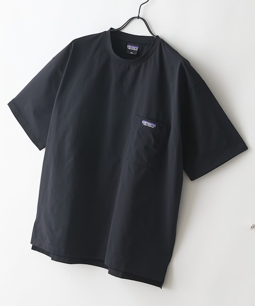 【RAGGED MOUNTAIN】【驚きの軽さ・エアライト】BARTLETT/バートレット オーバーサイズ ポケットTシャツ ストレッチ・速乾 涼しい・ベタつかない 吸汗