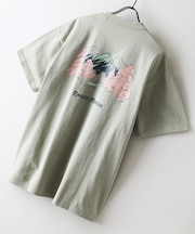 【RAGGED MOUNTAIN】BETHEL/べテル オーバーサイズT グラフィックＴシャツ ルーズシルエット バックプリント アウトドア キャンプ
