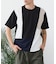【BLUE STANDARD】ドライリップル 切り替えデザインTシャツ 吸水速乾 ストレッチ イージーケア さらさら快適 カットソー