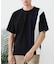 【BLUE STANDARD】ドライリップル 切り替えデザインTシャツ 吸水速乾 ストレッチ イージーケア さらさら快適 カットソー
