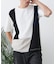 【BLUE STANDARD】ドライリップル 切り替えデザインTシャツ 吸水速乾 ストレッチ イージーケア さらさら快適 カットソー