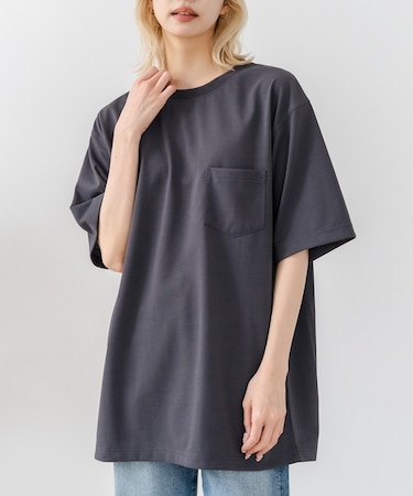 【HEAT BLOCKER/ヒートブロッカー】【まるで着る日傘！遮熱＆UVカット】コットンライク 胸ポケットTシャツ 吸水速乾 アンチピリング イージーケア ユニセックス