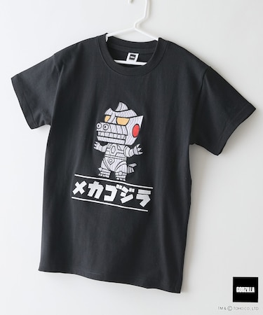 【GODZILLA/ゴジラ】KIDS オリジナルデザイン 刺繍Tシャツ 【コットン100%のしっかりした生地 親子でお揃いコーデにも!】ゴジラ キングギドラ メカゴジラ コラボ 特撮 映画 キャラT オーバーサイズ 130 140 150 160