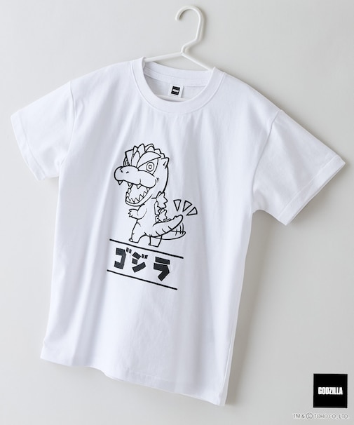 【GODZILLA/ゴジラ】KIDS オリジナルデザイン 刺繍Tシャツ 【コットン100％のしっかりした生地 親子でお揃いコーデにも！】ゴジラ キングギドラ メカゴジラ コラボ 特撮 映画 キャラT オーバーサイズ 130 140 150 160