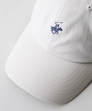 【BEVERLY HILLS POLO CLUB】【前後ロゴ刺繍で魅せる】ウォッシュツイルキャップ 綿ナイロン 製品洗い加工 定番