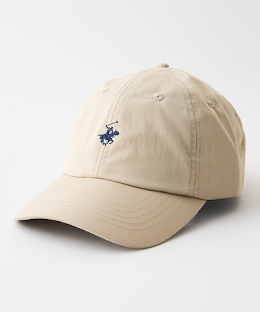 【BEVERLY HILLS POLO CLUB】【前後ロゴ刺繍で魅せる】ウォッシュツイルキャップ 綿ナイロン 製品洗い加工 定番