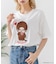 【Monchhichi/モンチッチ】【限定オリジナルデザイン】モンチッチ Tシャツ コットン100% ドロップショルダーシルエット プリント サガラ刺繍 半袖 カットソー キャラクター レトロ ユニセックス