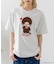 【Monchhichi/モンチッチ】【限定オリジナルデザイン】モンチッチ Tシャツ コットン100% ドロップショルダーシルエット プリント サガラ刺繍 半袖 カットソー キャラクター レトロ ユニセックス