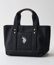 【U.S. POLO ASSN./ユーエスポロアッスン】リバイバルトート Sサイズ ミニトート キャンバス ロゴトートバッグ USPA-1862