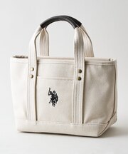 【U.S. POLO ASSN./ユーエスポロアッスン】リバイバルトート Sサイズ ミニトート キャンバス ロゴトートバッグ USPA-1862