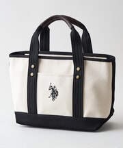 【U.S. POLO ASSN./ユーエスポロアッスン】リバイバルトート Sサイズ ミニトート キャンバス ロゴトートバッグ USPA-1862