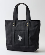 【U.S. POLO ASSN./ユーエスポロアッスン】リバイバルトート Mサイズ ミニトート キャンバス ロゴトートバッグ